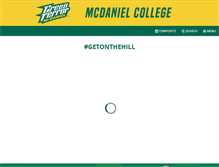 Tablet Screenshot of mcdanielathletics.com